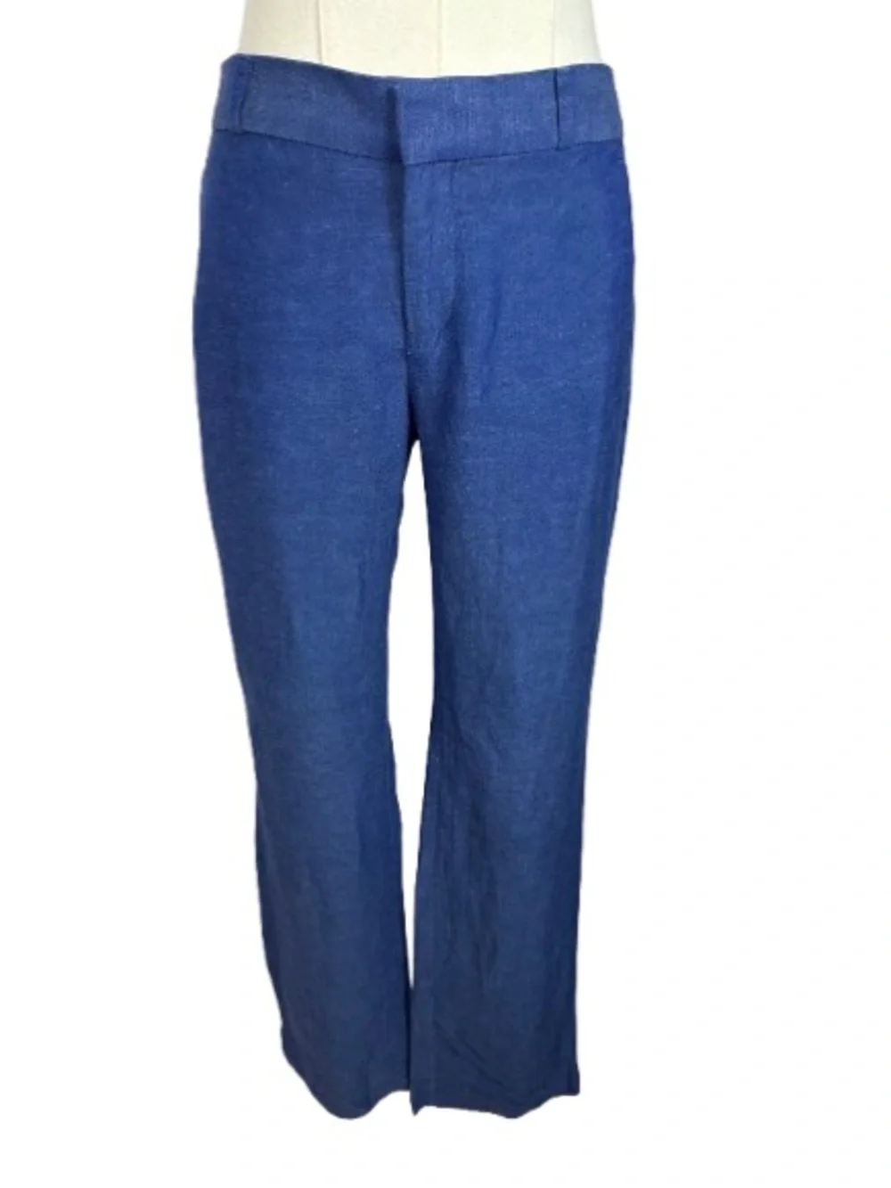 Banana Republic Women’s Royal Blue Linen Blend Chinos Size 0P
